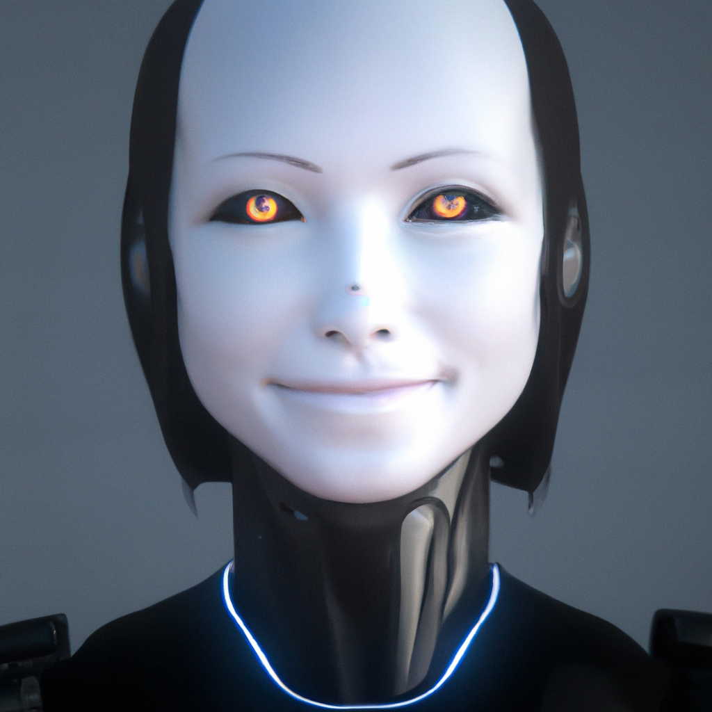 romania, ai, robot assistant, futurist, high resolution, ghibli inspired, 4k, ultra-realistic, portrait, happy face